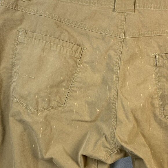 Kuhl Slax Pants Men 38 x 32 Beige Khaki Cotton Stretch 5090 Classic Fit‎ Stained - Picture 10 of 16